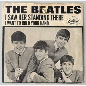 Beatles 'I Saw Her Standing There' 1964 US Capitol  7" Vinyl 45 Pic Sleeve 5112
